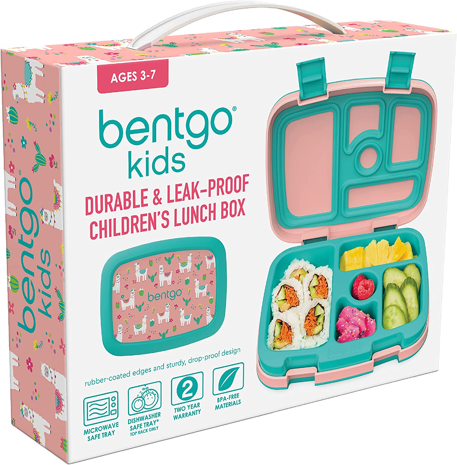 BENTGO KIDS PRINTS - LONCHERA PARA NIÑOS A PRUEBA DE FUGAS - 6