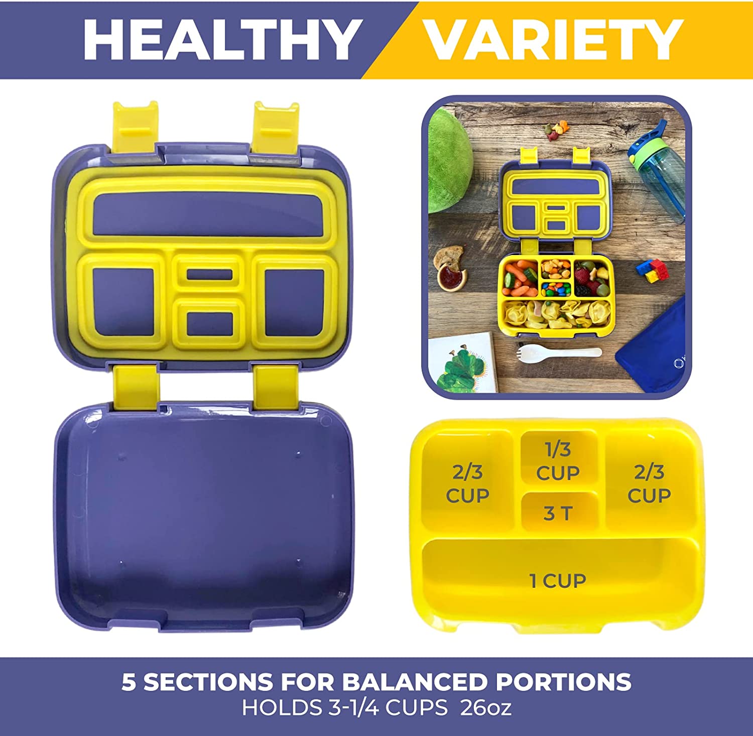 KINSHO TRUCKS BENTO BOX DE 5 COMPARTIMENTOS - 4