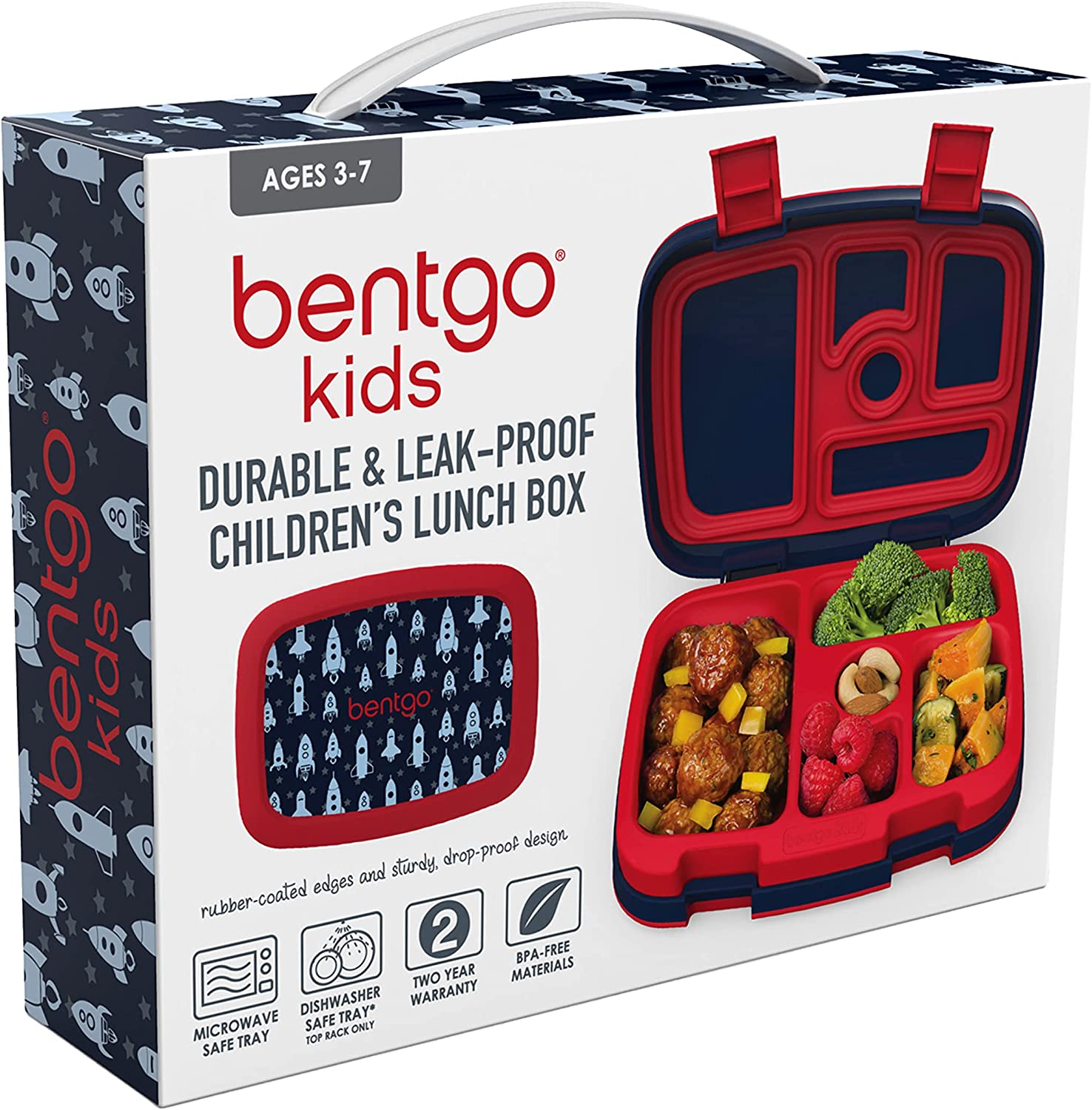BENTGO KIDS PRINTS, LONCHERA INFANTIL A PRUEBA DE FUGAS - 6
