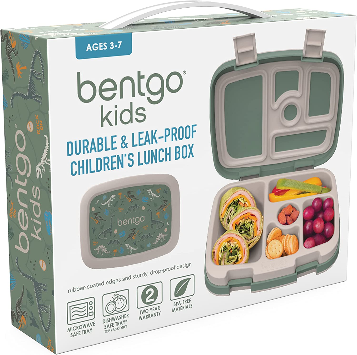 BENTGO KIDS PRINTS - LONCHERA PARA NIÑOS A PRUEBA DE FUGAS - 6