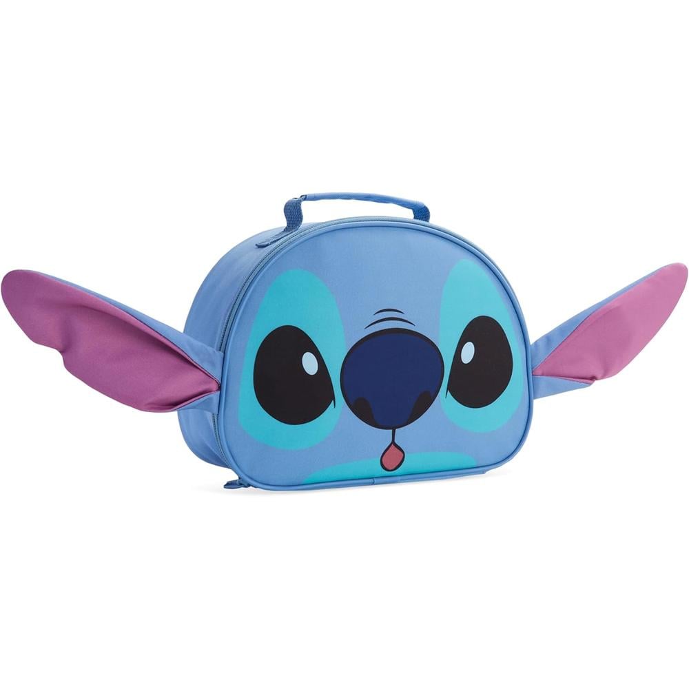 LILO Y STITCH | LONCHERA CON FORRO AISLANTE CON DISEÑO DE STITCH 3D - 1