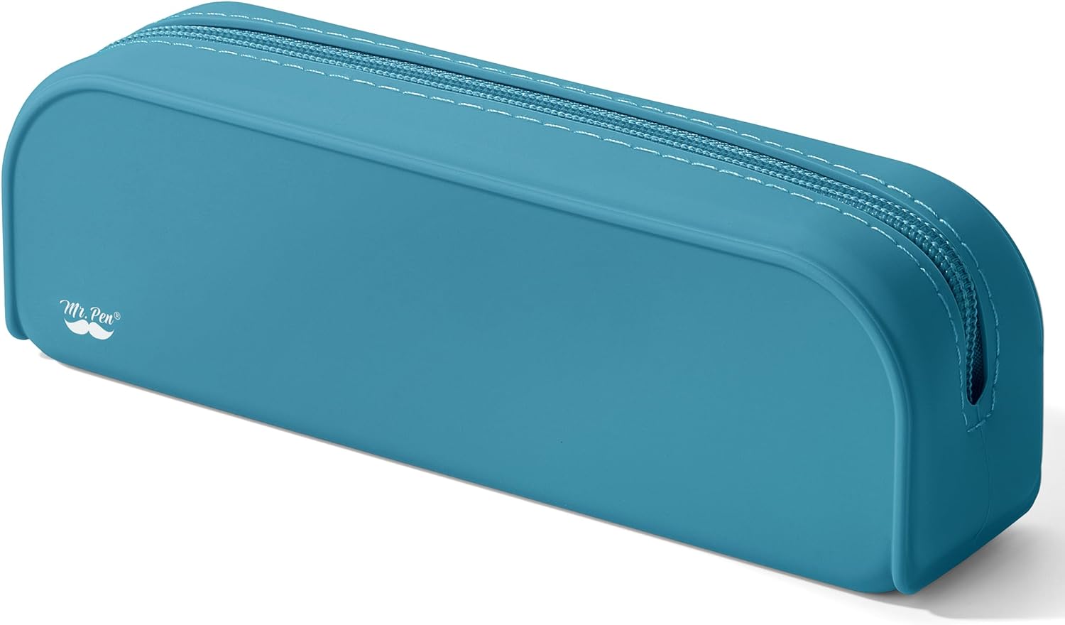 MR. PEN - ESTUCHE PEQUEÑO DE SILICONA PARA LÁPICES, ESTÉTICO DE SILICONA - AZUL - 2
