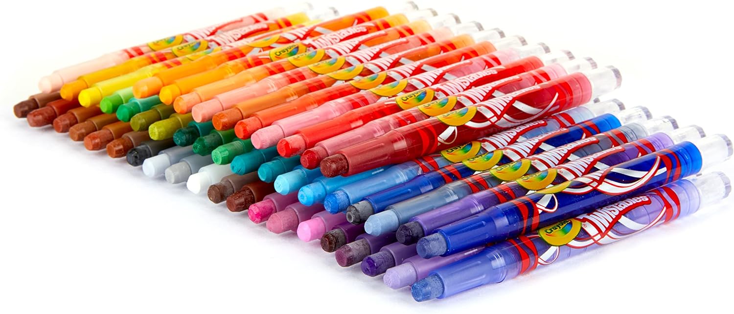 CRAYOLA MINI CRAYONES TWISTABLES (50 UNIDADES), SUMINISTROS DE ARTE PARA NIÑOS - 3