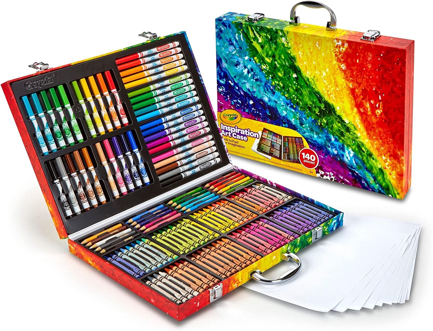 CRAYOLA, ESTUCHE DE INSPIRACIÓN ARTÍSTICA, 140 PIEZAS, MINIONS, JUEGO DE ARTE, EDADES 6, 7, 8, 9, 10 - 5