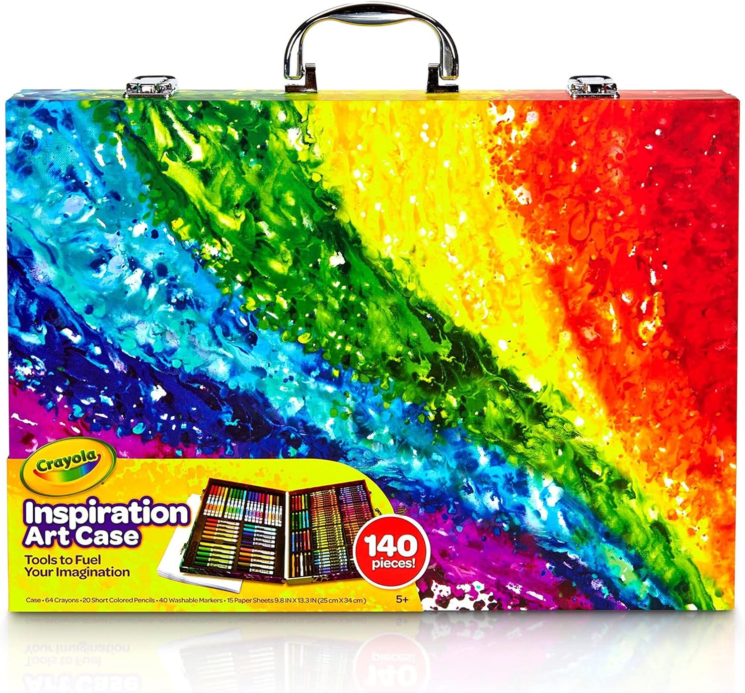 CRAYOLA, ESTUCHE DE INSPIRACIÓN ARTÍSTICA, 140 PIEZAS, MINIONS, JUEGO DE ARTE, EDADES 6, 7, 8, 9, 10 - 6