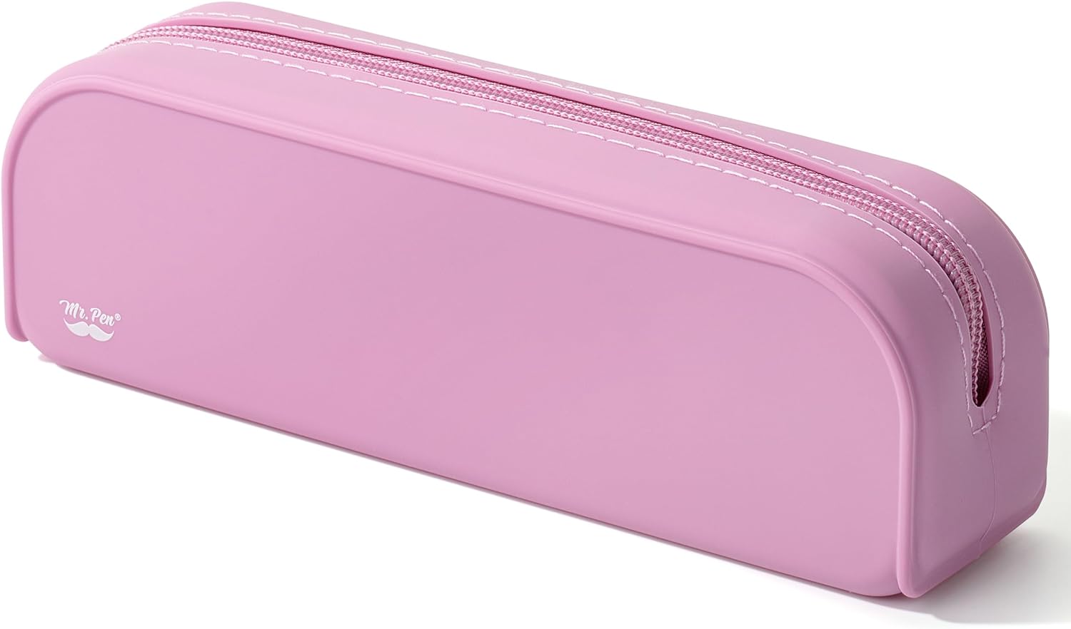 MR. PEN - ESTUCHE ESTÉTICO DE SILICONA PARA LÁPICES,PARA MUJERES, BOLSA DE MAQUILLAJE - ROSADO - 1