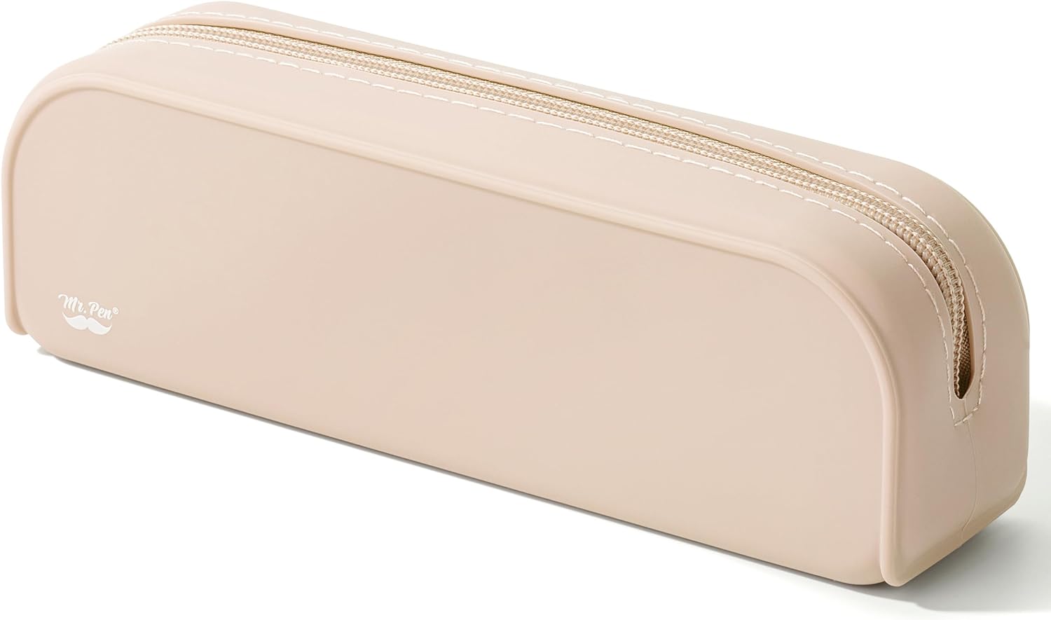 MR. PEN - ESTUCHE PEQUEÑO DE SILICONA PARA LÁPICES - BEIGE - 1