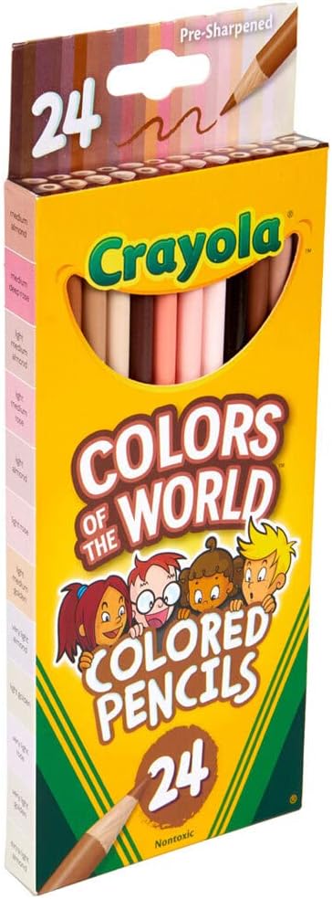 CRAYOLA - 24 LÁPICES DE COLORES MULTICOLOR, COLORES DEL MUNDO - 3