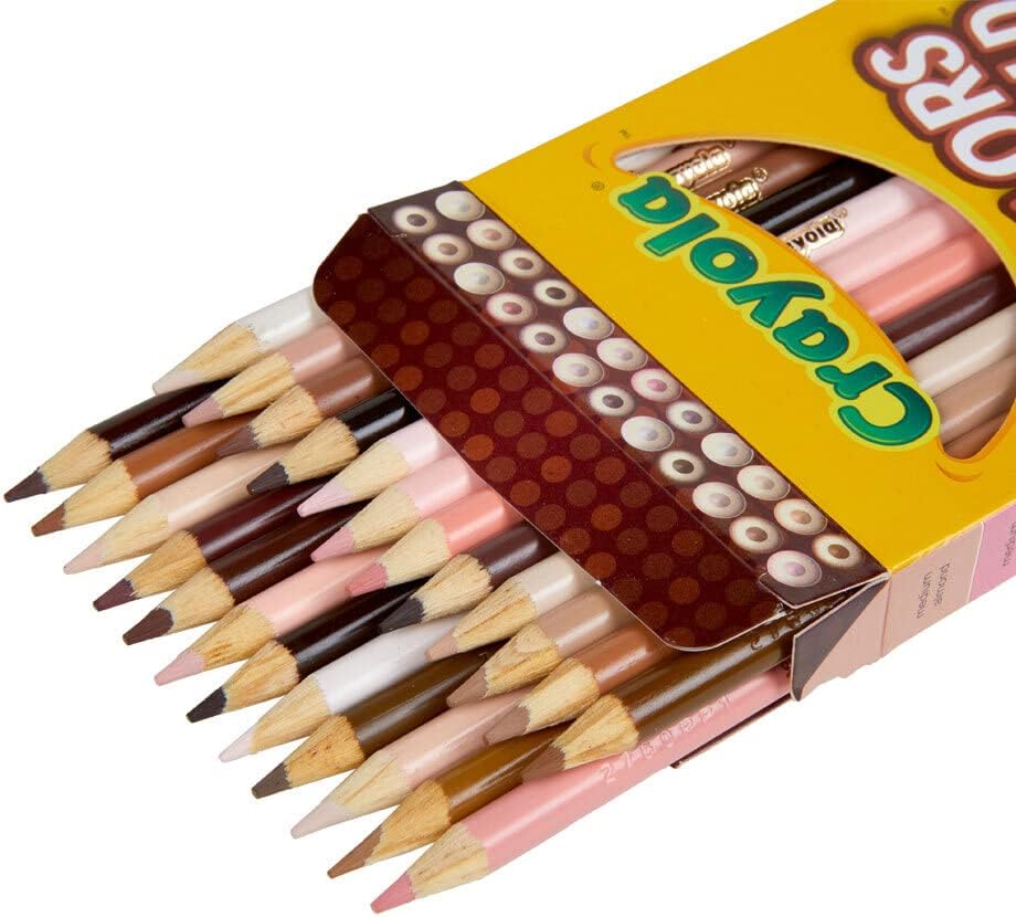 CRAYOLA - 24 LÁPICES DE COLORES MULTICOLOR, COLORES DEL MUNDO - 4