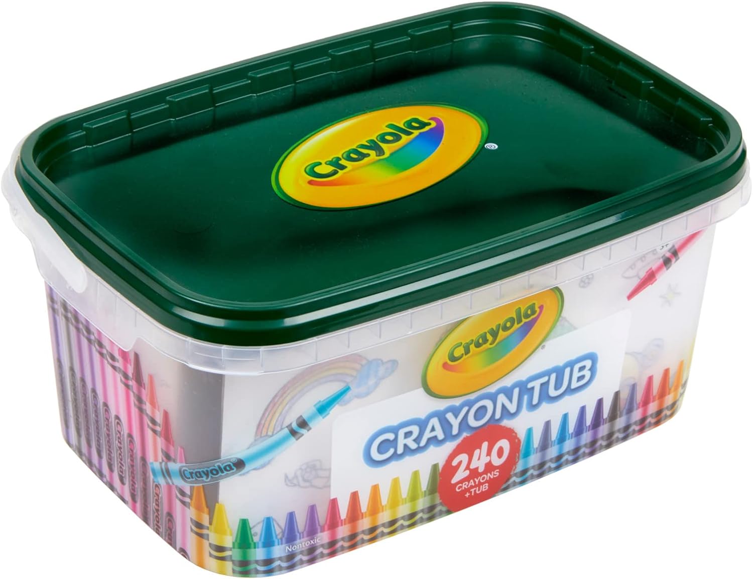 CRAYOLA TINA DE CRAYÓN – 120 COLORES (240 QUILATES), JUEGO DE CRAYONES A GRANEL PARA AULAS, SUMINISTROS DE ARTE - 4