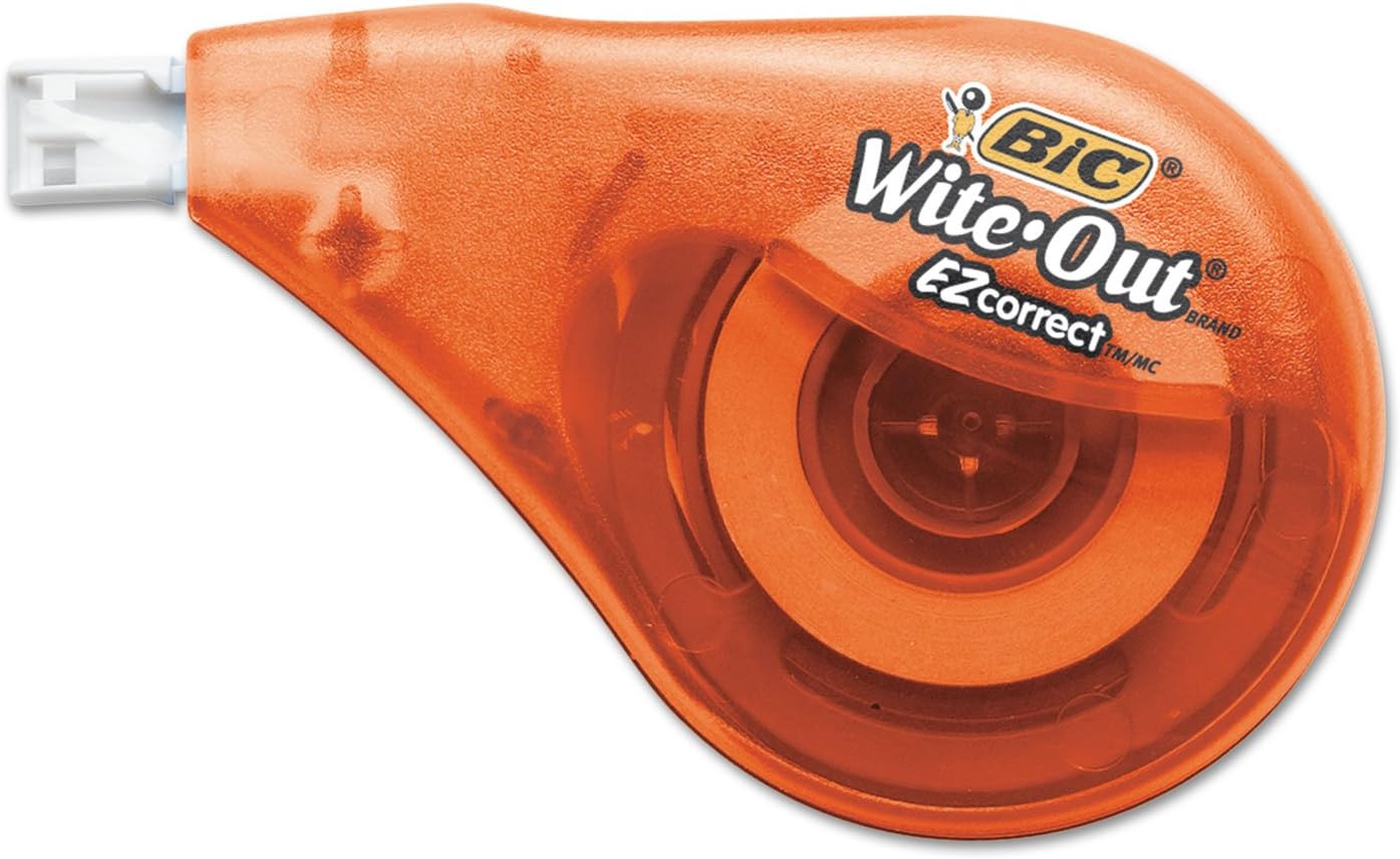 BIC WITE-OUT - CINTA CORRECTORA EZ CORRECT, 39.3 PIES, PAQUETE DE 2 UNIDADES DE CINTA CORRECTORA BLANCA - 3