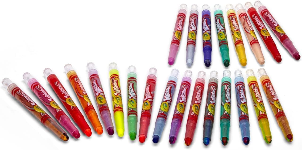 CRAYOLA CRAYONES MINI TWISTABLE CON EFECTOS ESPECIALES, 24 UNIDADES, PAQUETE DE 1 - 5