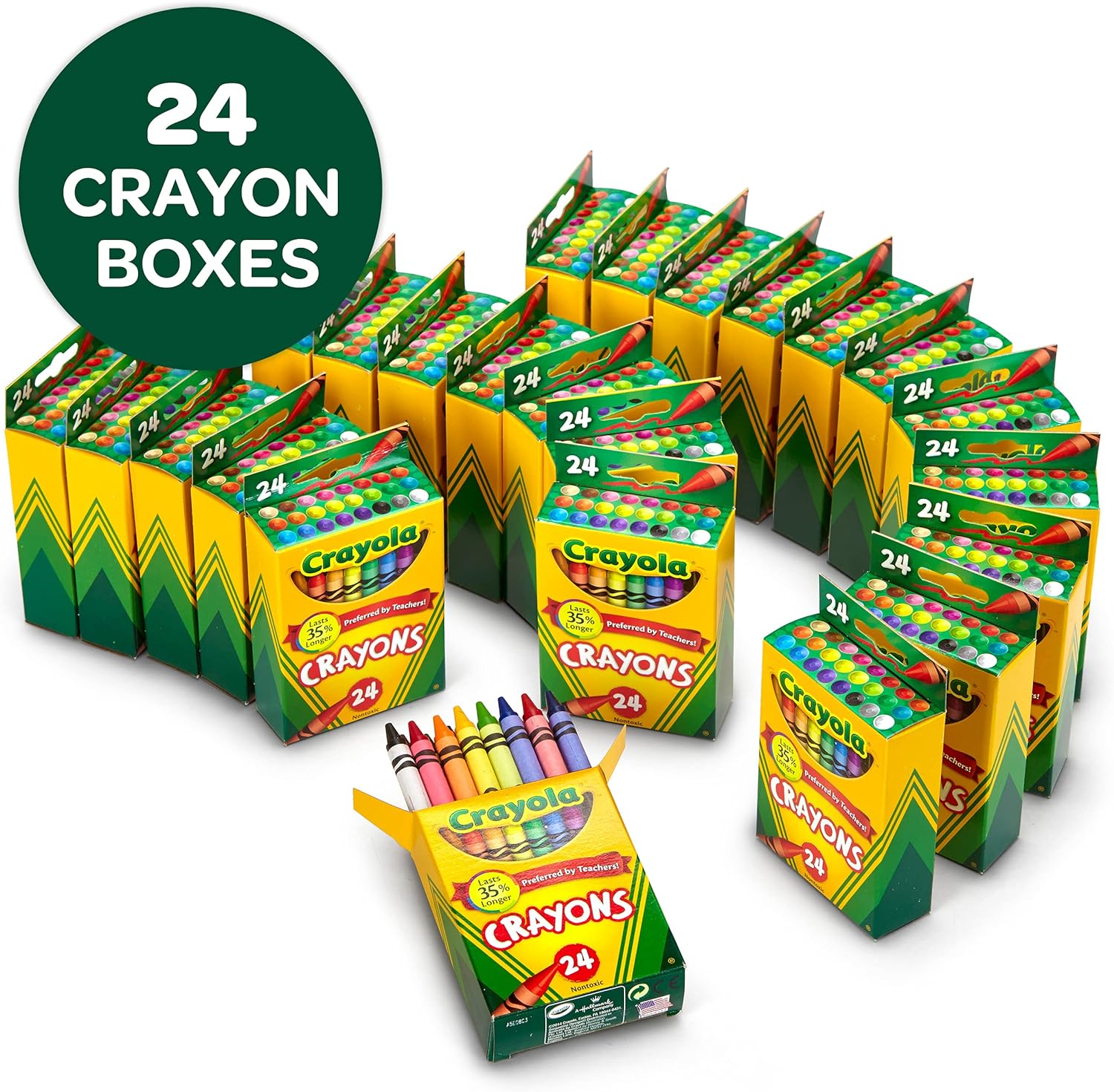 CRAYOLA, CRAYONES, 24 UNIDADES, VARIADOS - 6