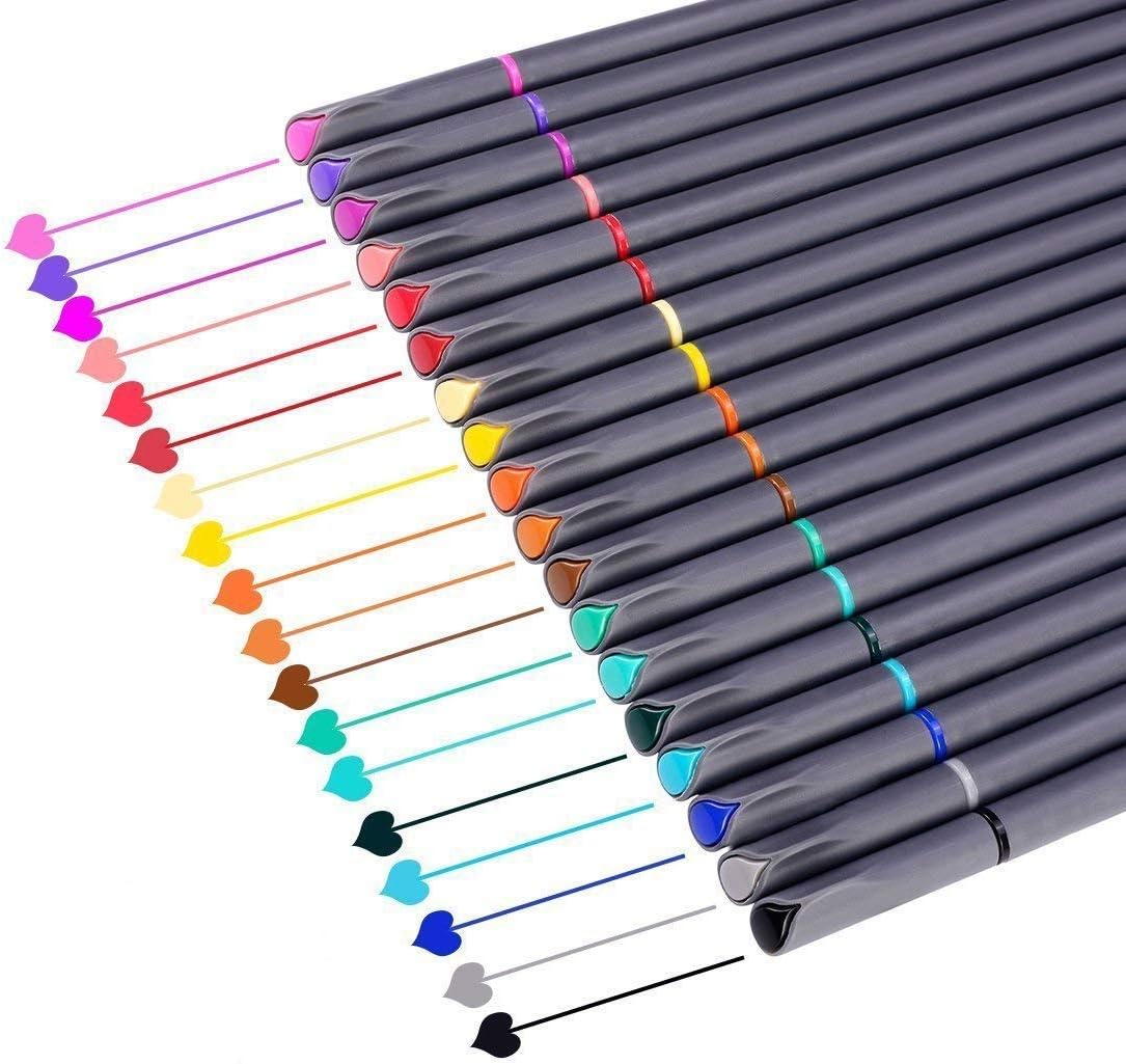 BOLÍGRAFOS DE PUNTA FINA PARA PLANIFICADOR DE DIARIO, BOLÍGRAFOS DE COLORES, ROTULADORES DE PUNTA FINA - 2