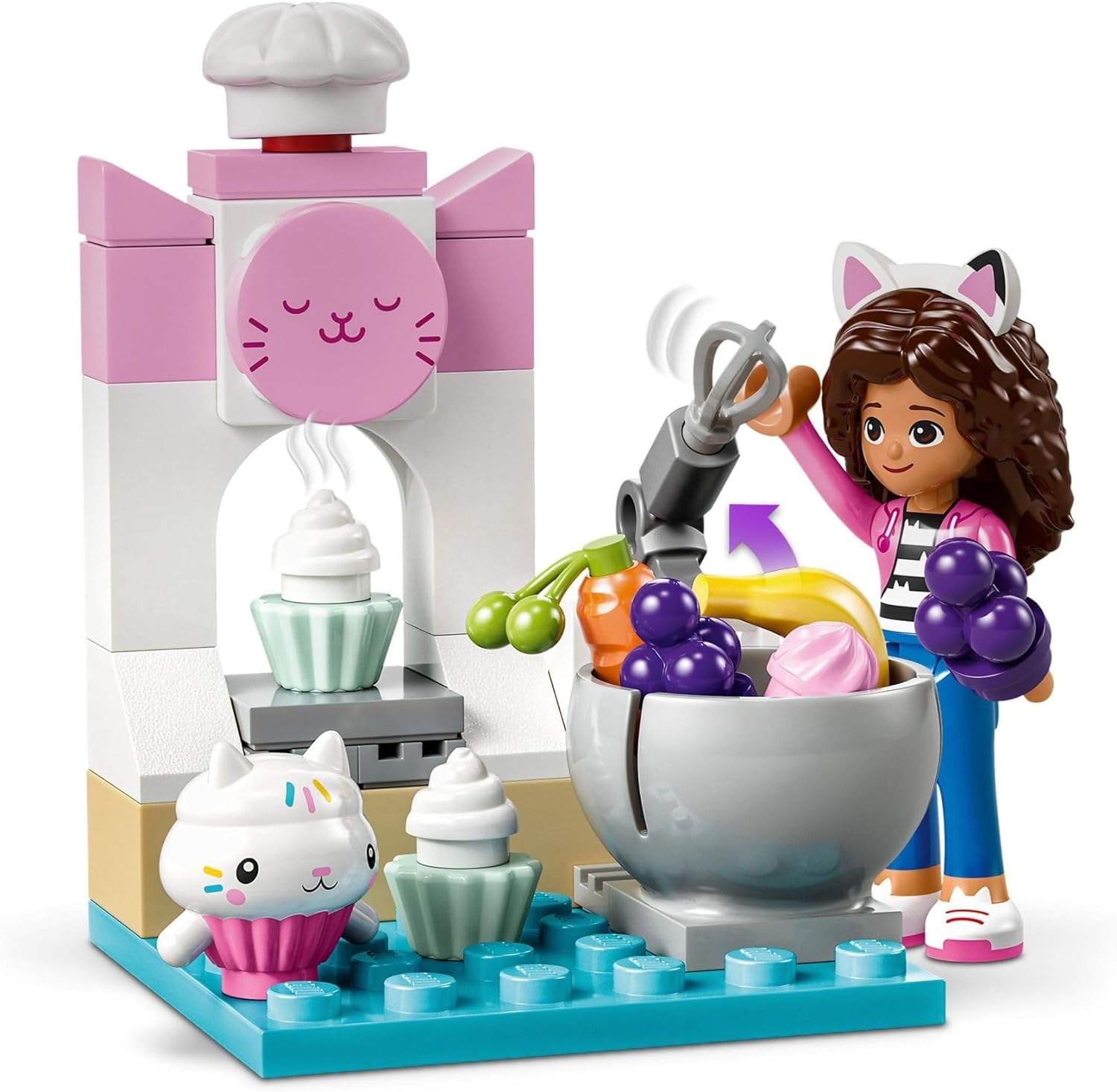 LEGO GABBY'S DOLLHOUSE BAKEY WITH CAKEY FUN 10785 JUEGO DE JUGUETES DE CONSTRUCCIÓN, COCINA DE SIMULACIÓN, HORNO - 4