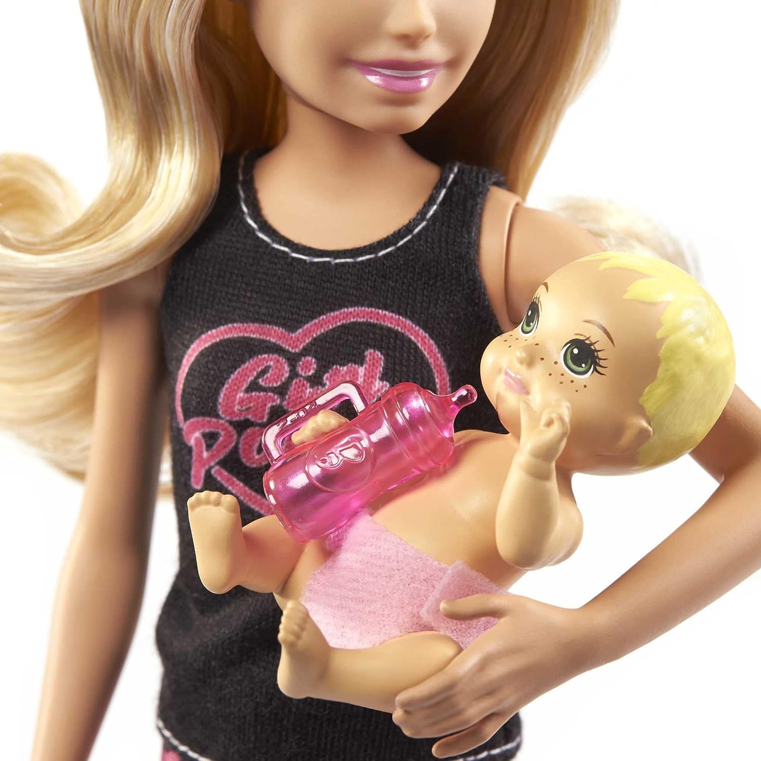 BARBIE SKIPPER BABYSITTERS INC. - MUÑECA RUBIA DE 22.86 CM,ACCESORIOS,UNA MUÑECA BEBÉ Y 4 PIEZAS DE NARRACIÓN,NIÑAS DE 3 A 7 AÑOS - 4