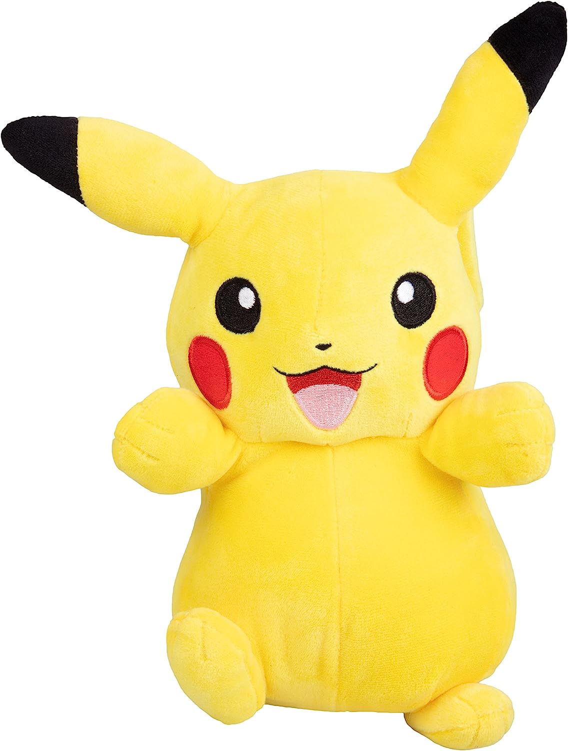 PELUCHE POKÉMON PIKACHU DE 8 PULGADAS, CON LICENCIA OFICIAL, JUGUETE DE PELUCHE SUAVE Y DE CALIDAD, GENERACIÓN UNO - 1