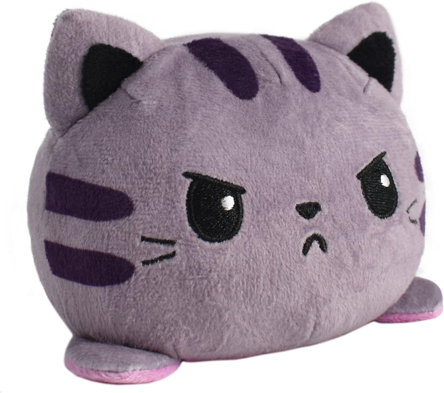 TEETURTLE - PELUCHE REVERSIBLE  DE GATICORNIO, DISEÑO PATENTADO, TABBY Y ARCOÍRIS, MUESTRA TU ESTADO DE ÁNIMO - 1