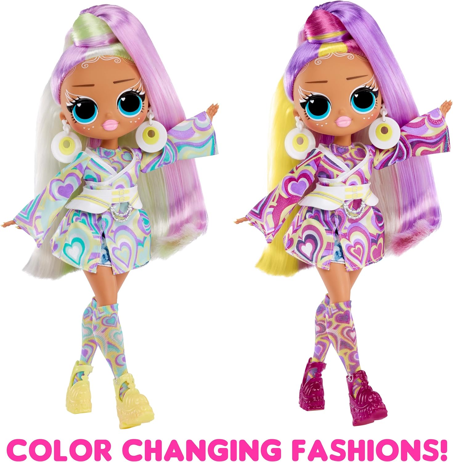 LOL SURPRISE OMG SUNSHINE COLOR CHANGE SUNRISE FASHION DOLL CON CABELLO QUE CAMBIA DE COLOR Y MODAS Y MÚLTIPLES SORPRESAS - 2