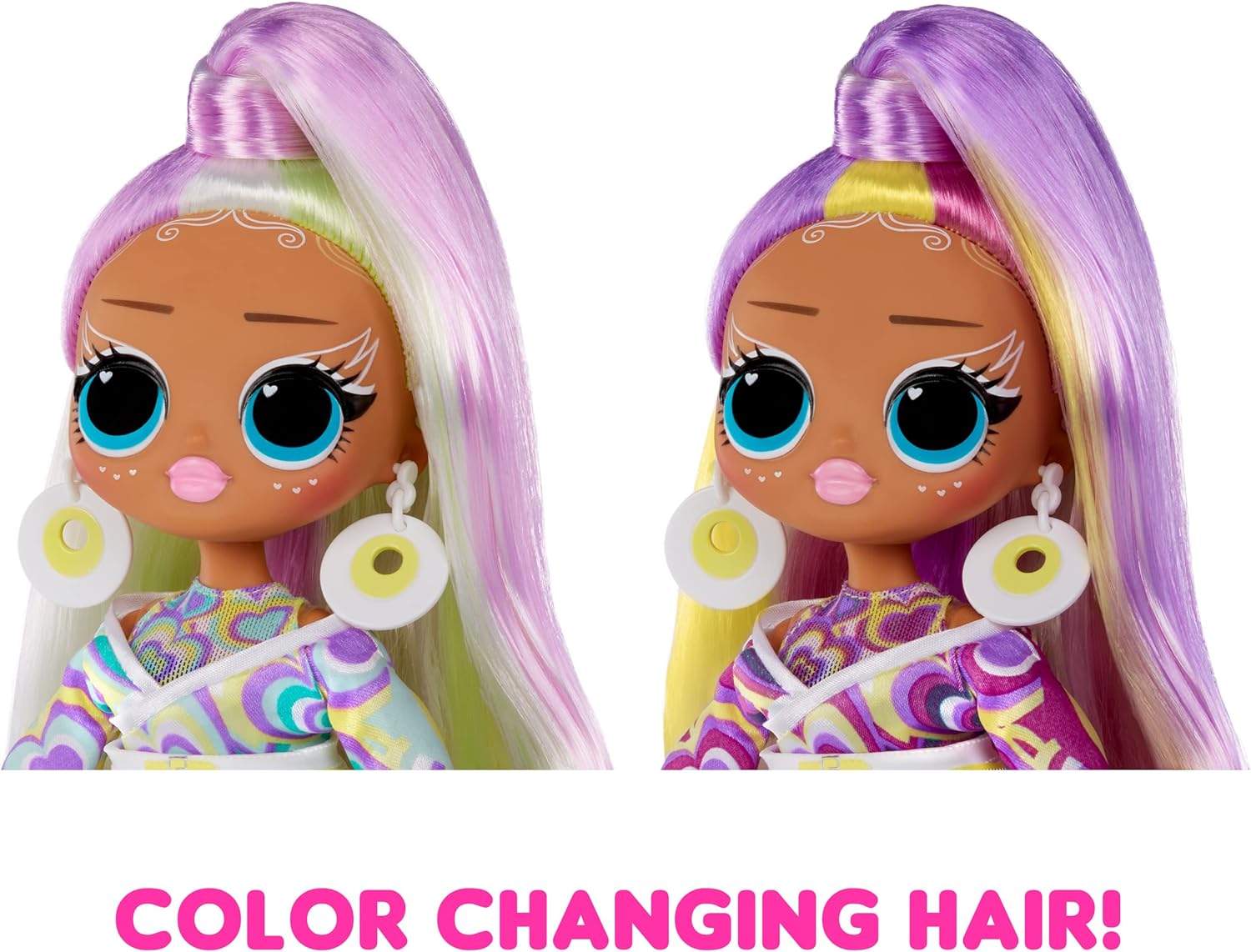 LOL SURPRISE OMG SUNSHINE COLOR CHANGE SUNRISE FASHION DOLL CON CABELLO QUE CAMBIA DE COLOR Y MODAS Y MÚLTIPLES SORPRESAS - 4