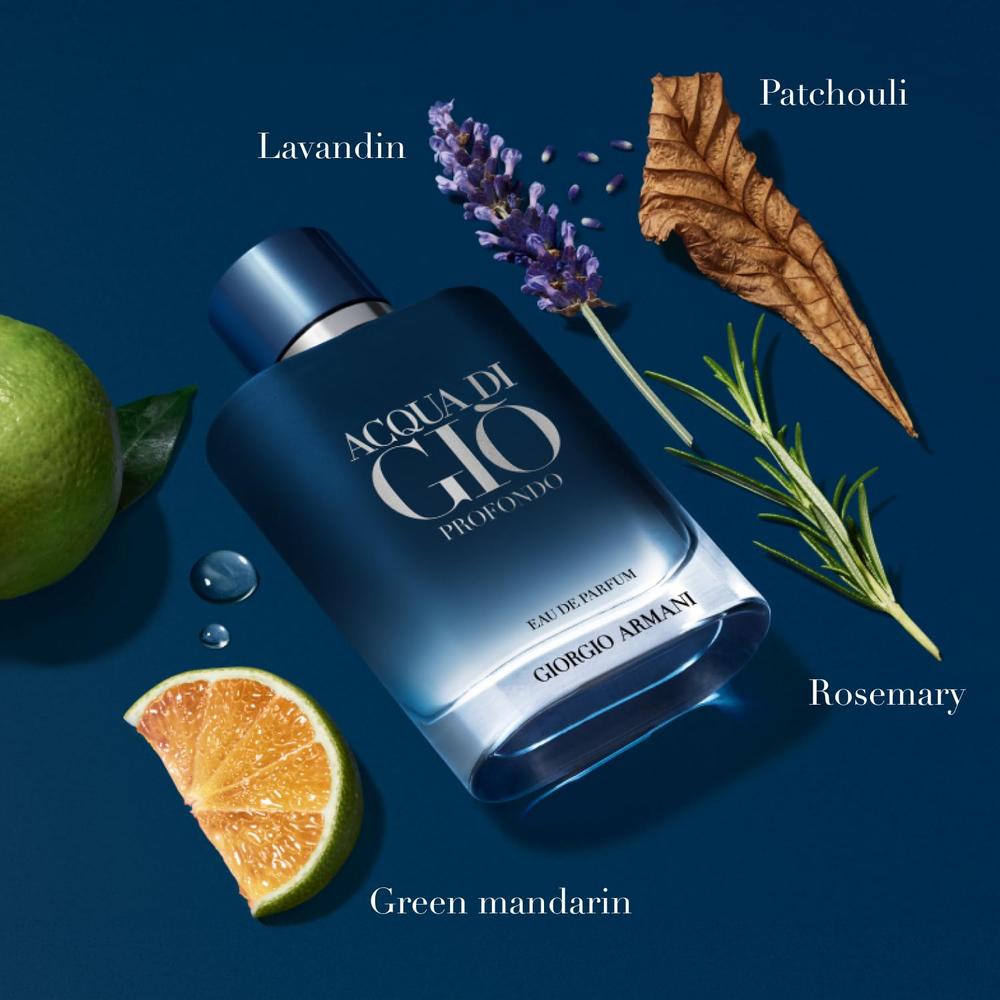 PERFUME ARMANI BEAUTY ACQUA DI GIÒ PROFONDO EDP HOMBRES 3.3 OZ / 100 ML - 2