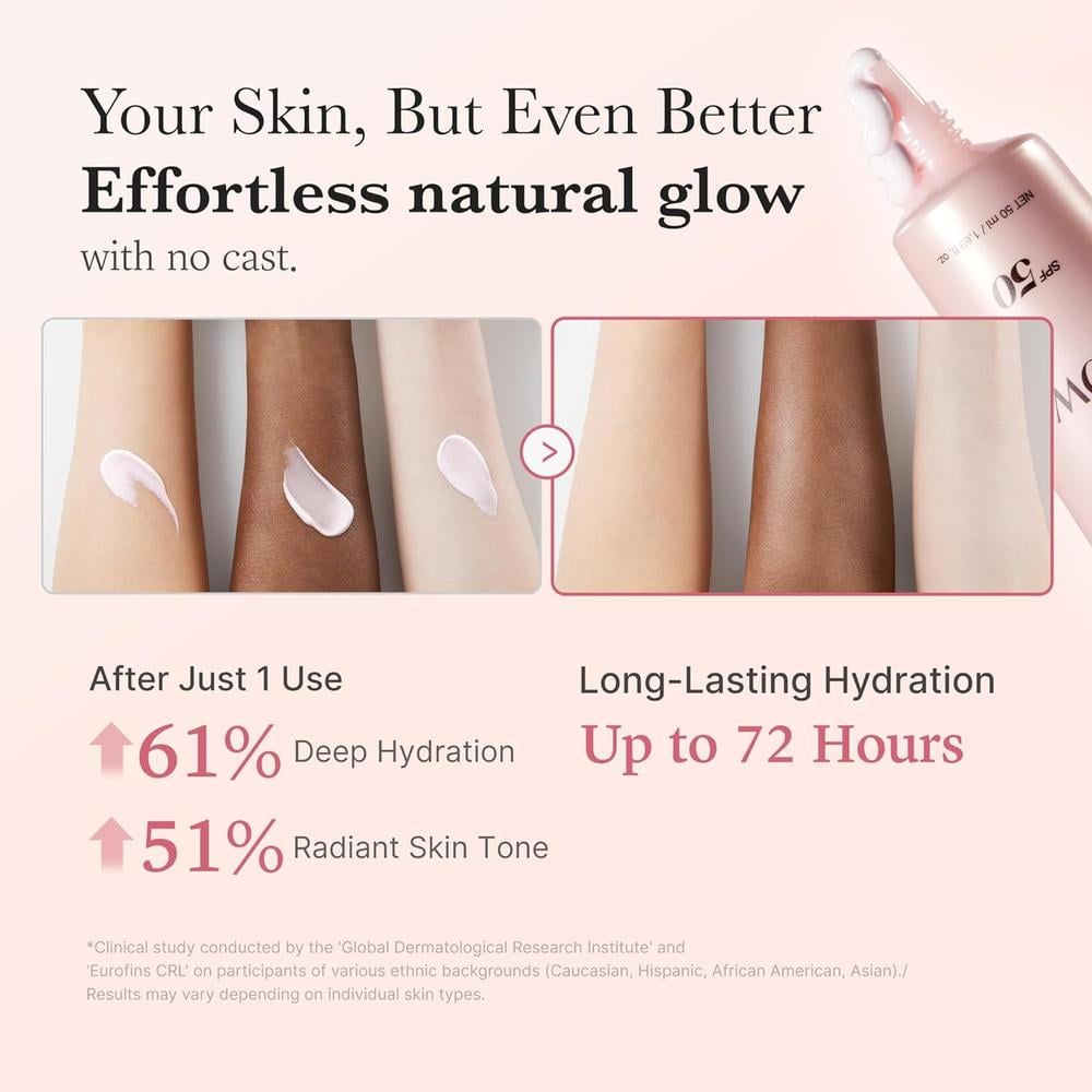 PROTECTOR SOLAR FACIAL CON COLÁGENO JUST GLOW MEDICUBE | 1.7 OZ / 50 ML - 4