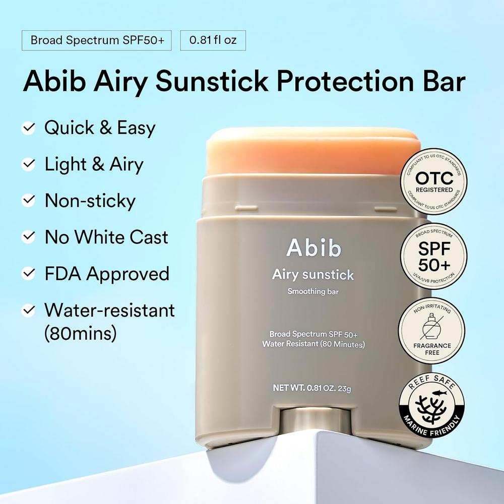 BARRA PROTECTORA SOLAR DUO ABIB DE 1.58 OZ / 45 G | AIRY Y QUICK - 3