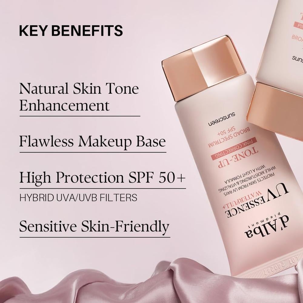 SUERO PROTECTOR SOLAR FACIAL WATERFULL TONE-UP D'ALBA PIEDMONT | 1.7 OZ / 50 ML - 6
