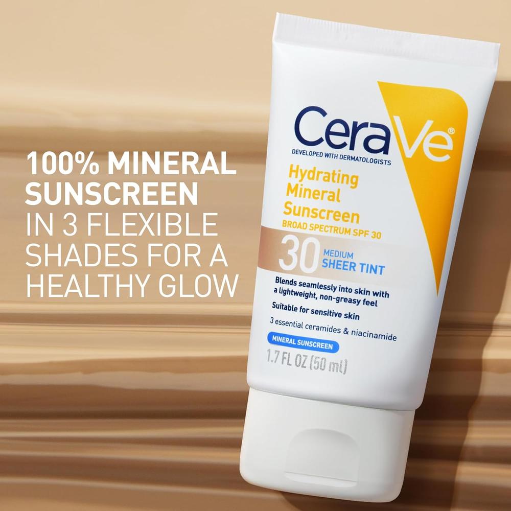 PROTECTOR SOLAR MINERAL CERAVE DE 1.7 OZ / 50 ML | MEDIUM - 3