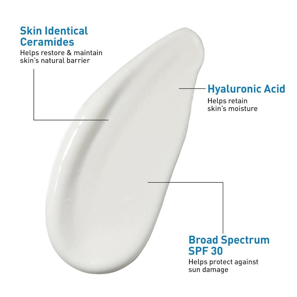 LOCIÓN FACIAL HIDRATANTE ULTRALIGERA FPS 30 CERAVE | 1.7 OZ / 50 ML - 3