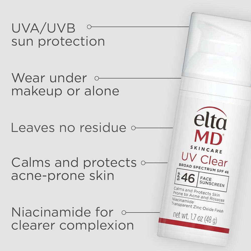 PROTECTOR SOLAR FACIAL TRANSPARENTE ELTAMD | 0.5 OZ / 14 GR - 2