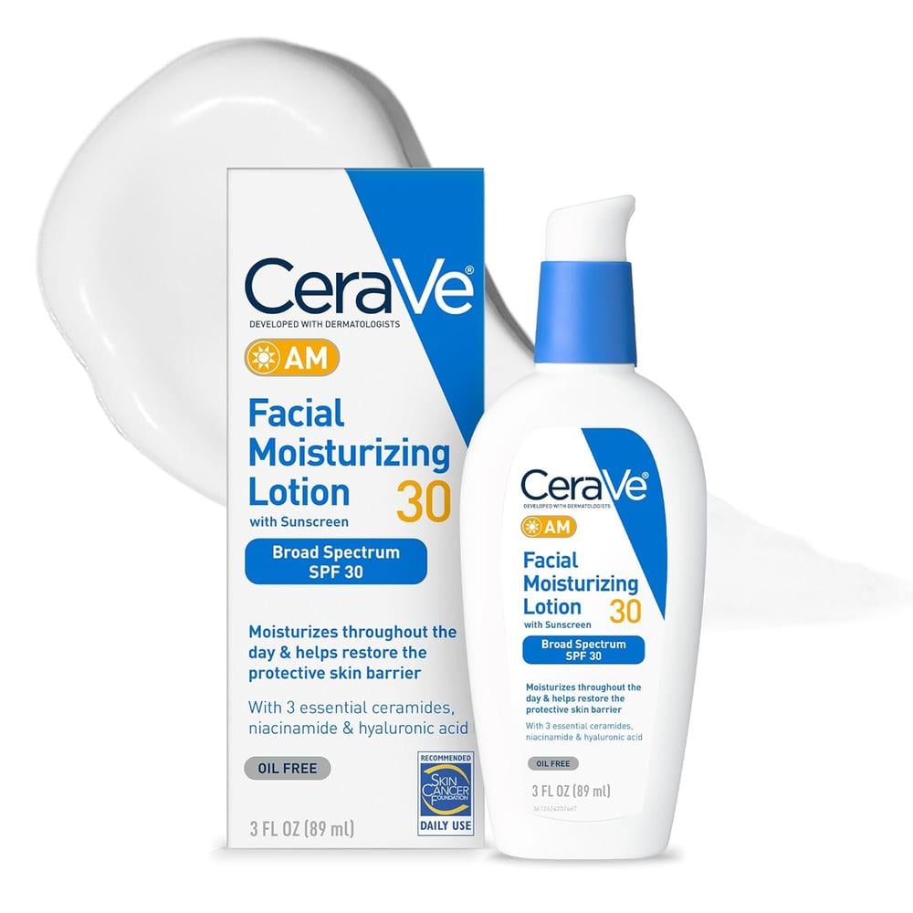 LOCIÓN FACIAL HIDRATANTE AM FPS 30 CERAVE | 3 OZ / 89 ML - 1