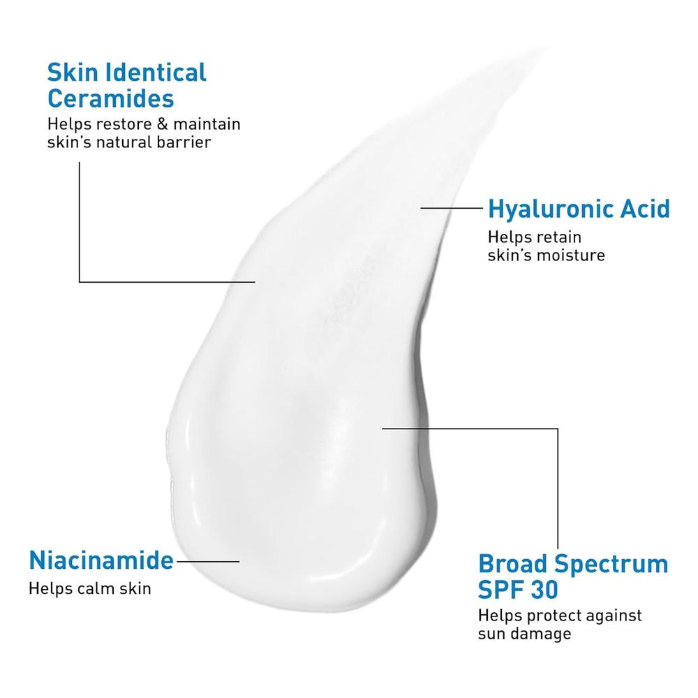 LOCIÓN FACIAL HIDRATANTE AM FPS 30 CERAVE | 3 OZ / 89 ML - 3