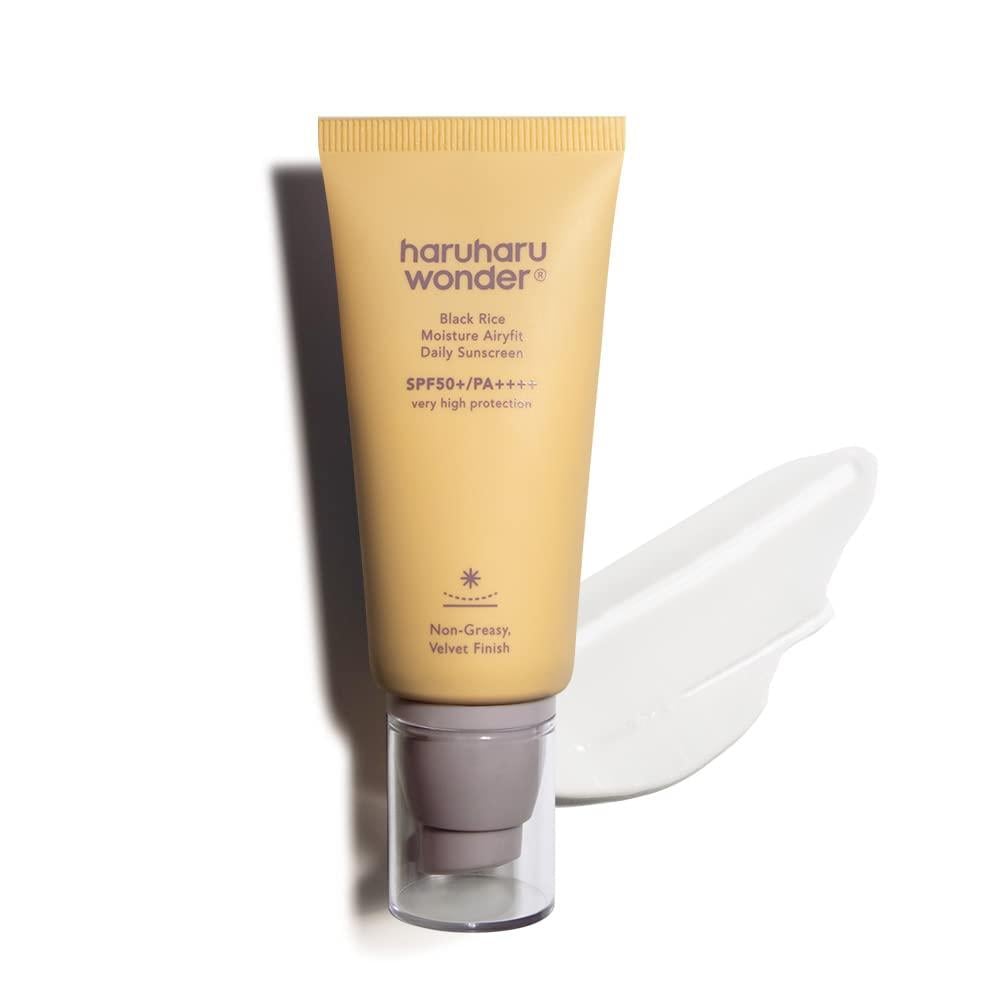 PROTECTOR SOLAR FACIAL BLACK RICE MOISTURE AIRYFIT WONDER HARUHARU | 50 ML - 1