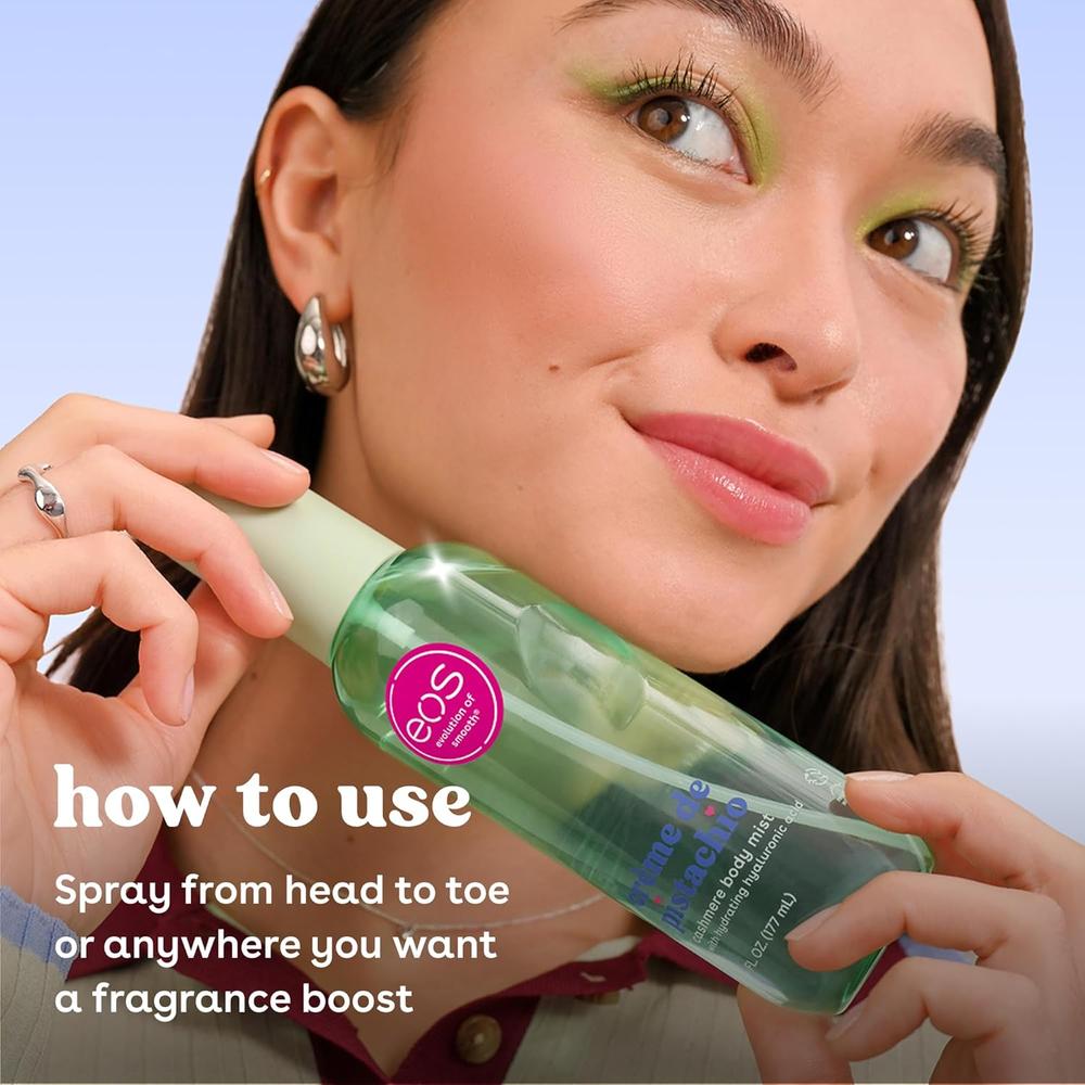 EOS CASHMERE SPRAY HIDRATANTE CORPORAL EOS CASHMERE 6 OZ / 180 ML | CREMA DE PISTACHO - 4