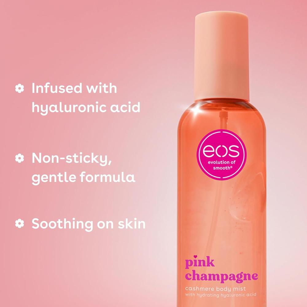 EOS CASHMERE SPRAY HIDRATANTE CORPORAL 6 OZ / 180 ML | CHAMPÁN ROSADO - 5
