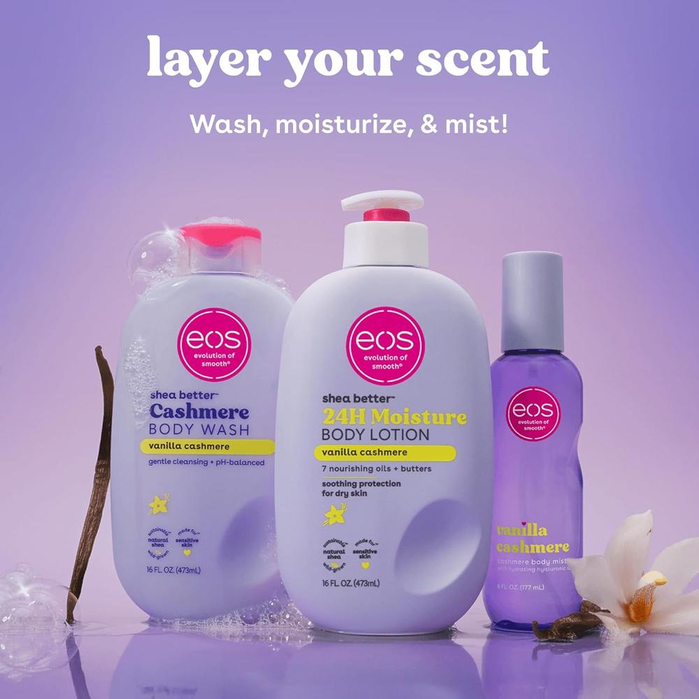 EOS CASHMERE SPRAY HIDRATANTE CORPORAL 6 OZ / 180 ML | VANILLA CASHMERE - 6