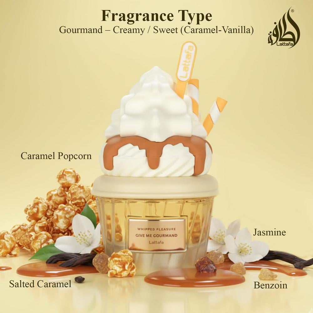 PERFUME LATTAFA WHIPPED PLEASURE EDP UNISEX 2.5 OZ / 75 ML - 4