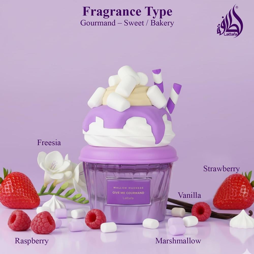 PERFUME LATTAFA MALLOW MADNESS EDP UNISEX 2.5 OZ / 75 ML - 4