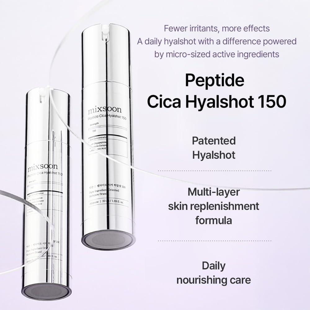 MIXSOON SUERO PEPTIDE CICA HYALSHOT 150 - 1.7 OZ / 50 ML - 2
