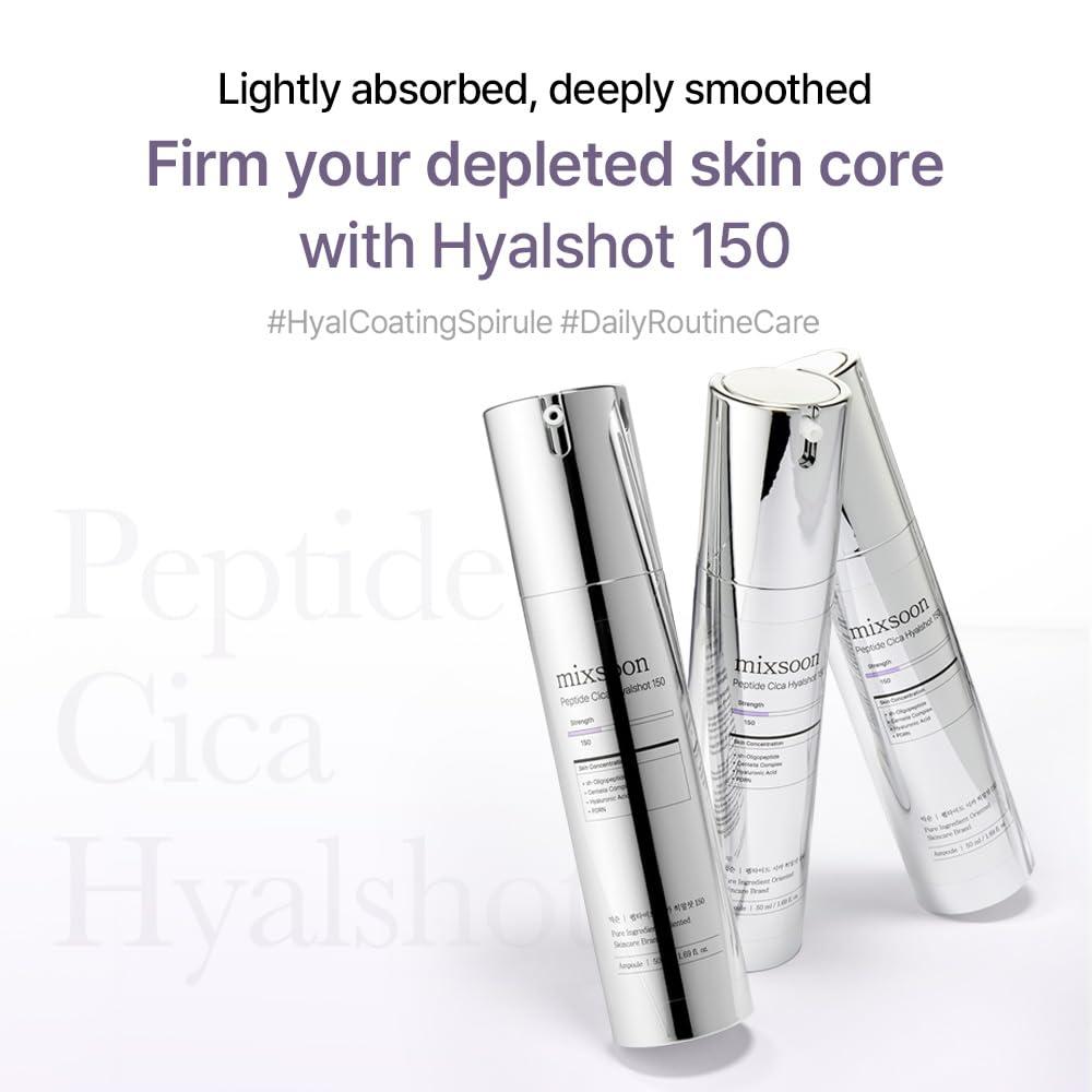 MIXSOON SUERO PEPTIDE CICA HYALSHOT 150 - 1.7 OZ / 50 ML - 3
