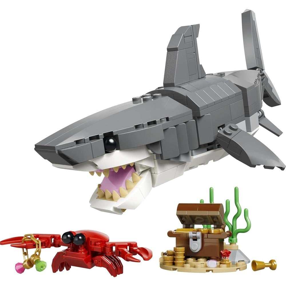 LEGO CREATOR TIBURÓN Y COFRE DEL TESORO SET DE CONSTRUCCIÓN DE ANIMAL - 2