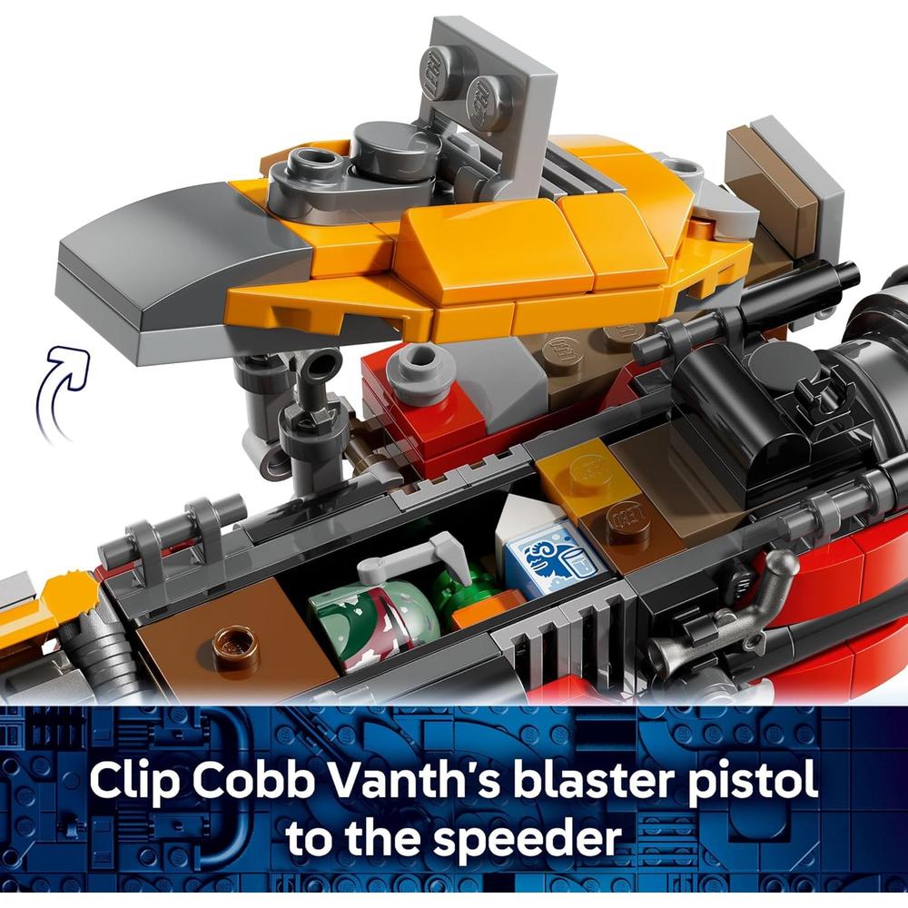 LEGO STAR WARS SPEEDER DE COBB VANTH SET DE CONSTRUCCIÓN DE VEHÍCULO ESPACIAL - 3