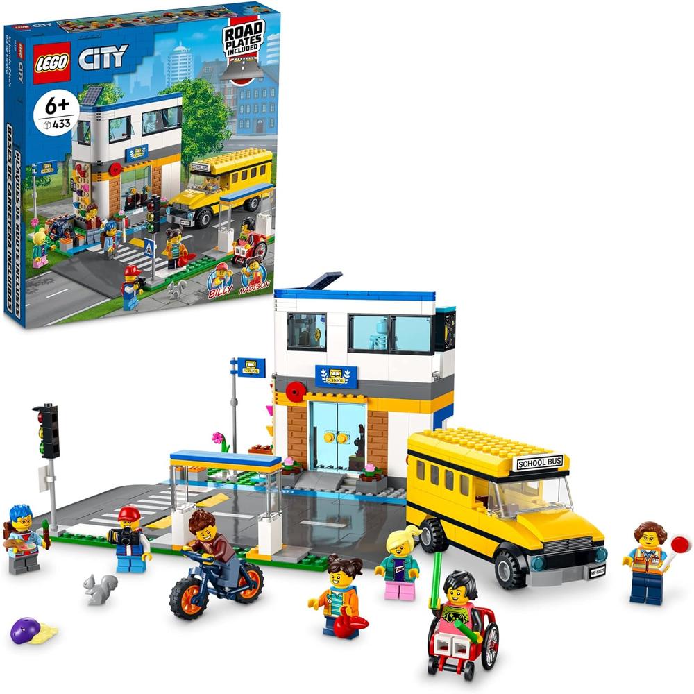 LEGO CITY DÍA ESCOLAR SCHOOL DAY SET DE CONSTRUCCIÓN INFANTIL - 1