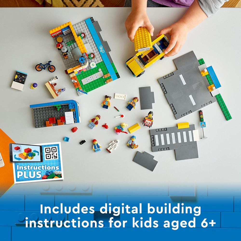 LEGO CITY DÍA ESCOLAR SCHOOL DAY SET DE CONSTRUCCIÓN INFANTIL - 4