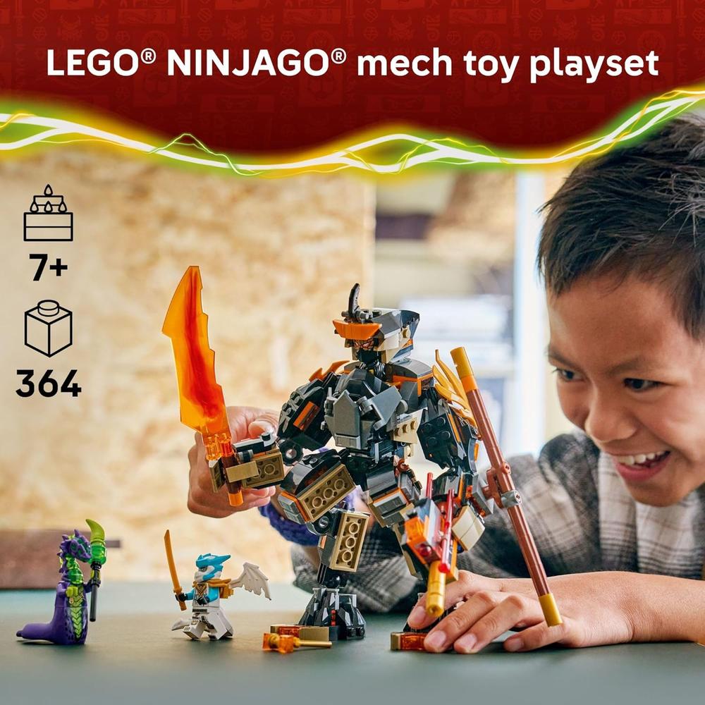 LEGO NINJAGO MISIÓN DE COLE SET DE MECH ARTICULADO Y DRAGÓN - 2