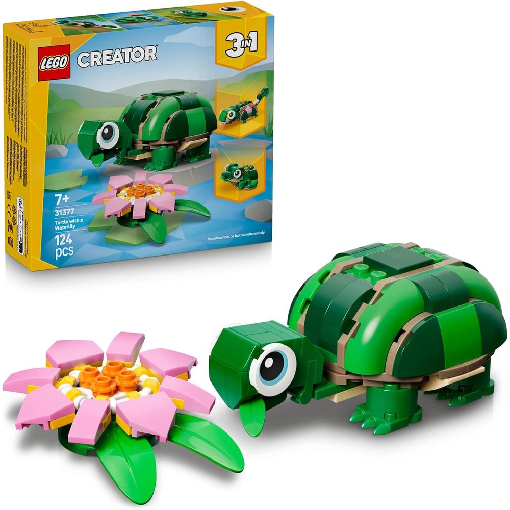 LEGO CREATOR TORTUGA PEREZOSA JUNTO AL AGUA SET DE CONSTRUCCIÓN DE ANIMAL - 1