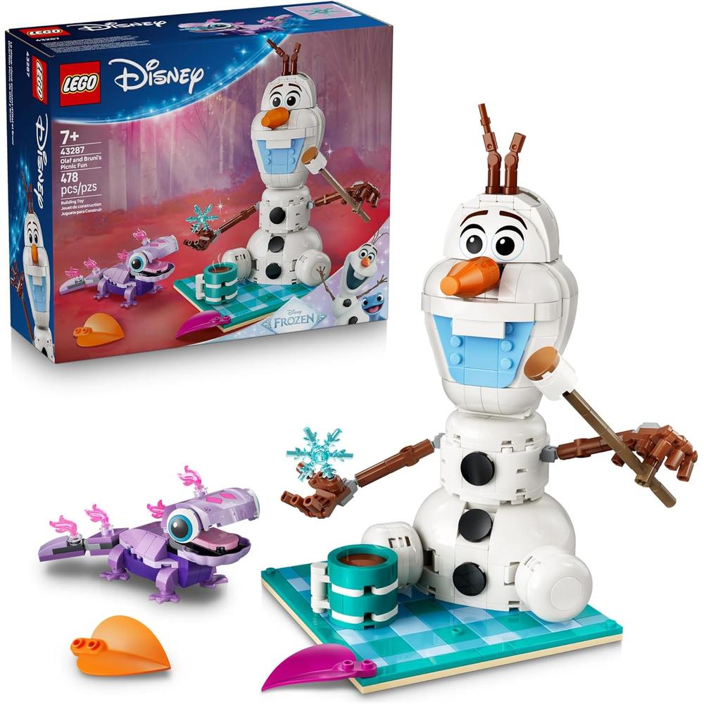 LEGO DISNEY FROZEN OLAF Y BRUNI PICNIC DIVERTIDO SET DE CONSTRUCCIÓN INFANTIL - 1
