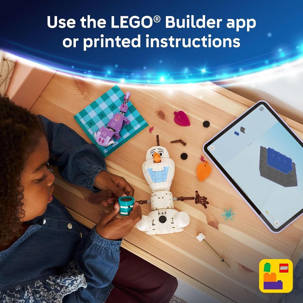 LEGO DISNEY FROZEN OLAF Y BRUNI PICNIC DIVERTIDO SET DE CONSTRUCCIÓN INFANTIL - 6