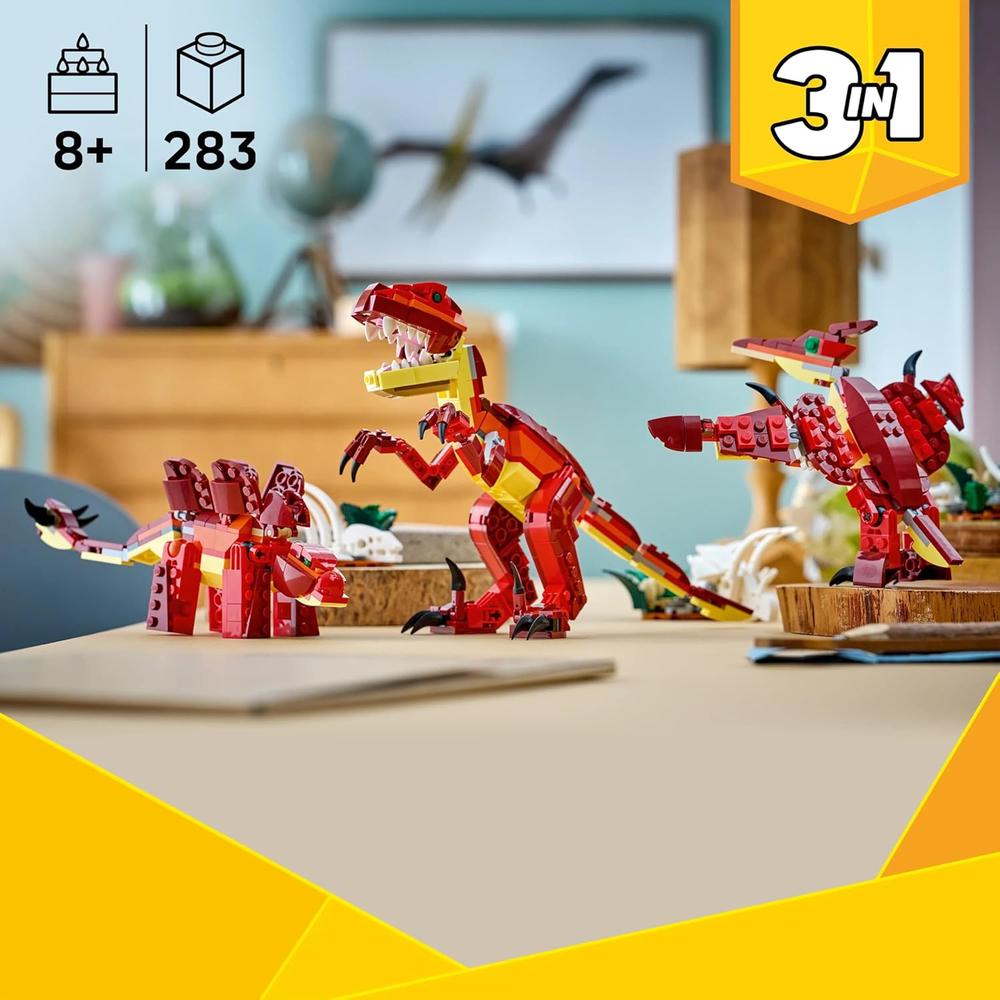 LEGO CREATOR DINOSAURIO SET DE CONSTRUCCIÓN DE CRIATURA PREHISTÓRICA - 3